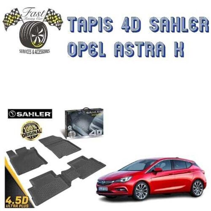 Tapis sur mesure 4D OPEL ASTRA K 2015-2020 HB