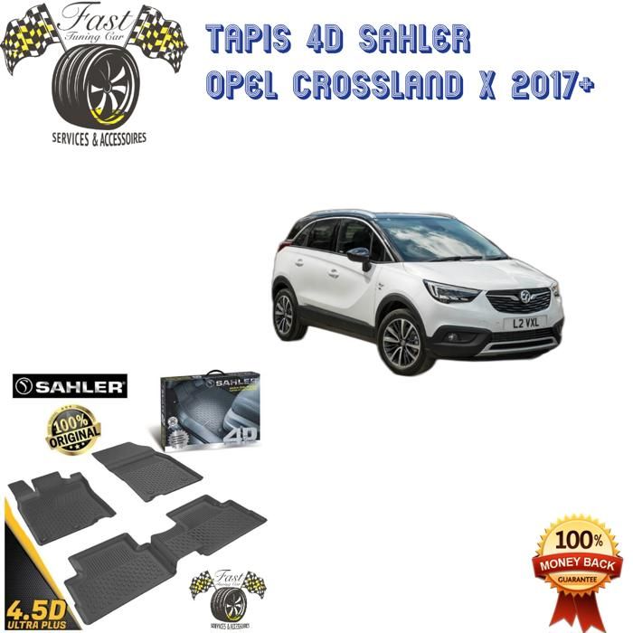 Tapis sur mesure 4D OPEL CROSSLAND X 2017+