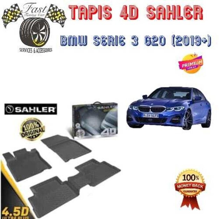 Tapis sur mesure 4D PREMIUM BMW SERIE 3 G20 2019+