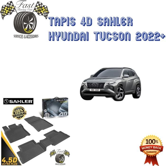 Tapis sur mesure 4D PREMIUM HYUNDAI TUCSON 2022+