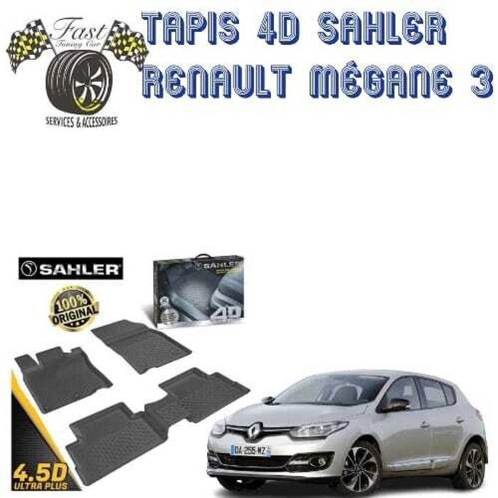 Tapis sur mesure 4D RENAULT MEGANE 3