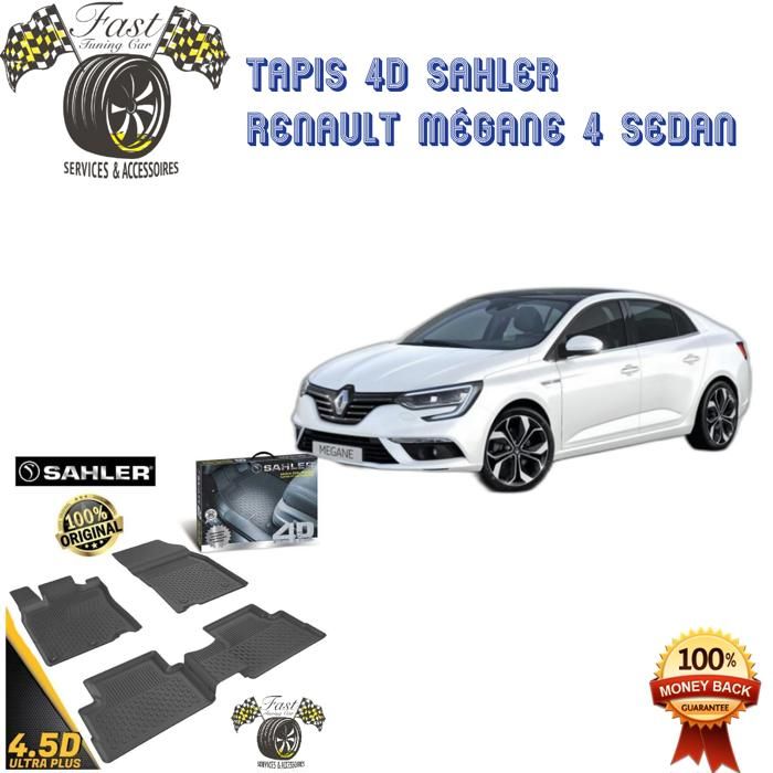 Tapis sur mesure 4D RENAULT MEGANE 4 SEDAN