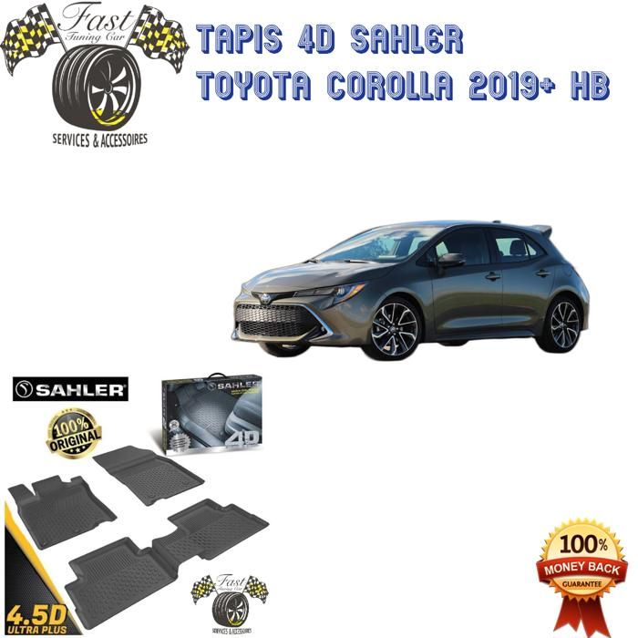 Tapis sur mesure 4D TOYOTA COROLLA 2019+HB