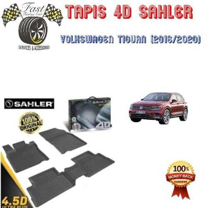 Tapis sur mesure 4D VOLKSWAGEN TIGUAN 2016-2020