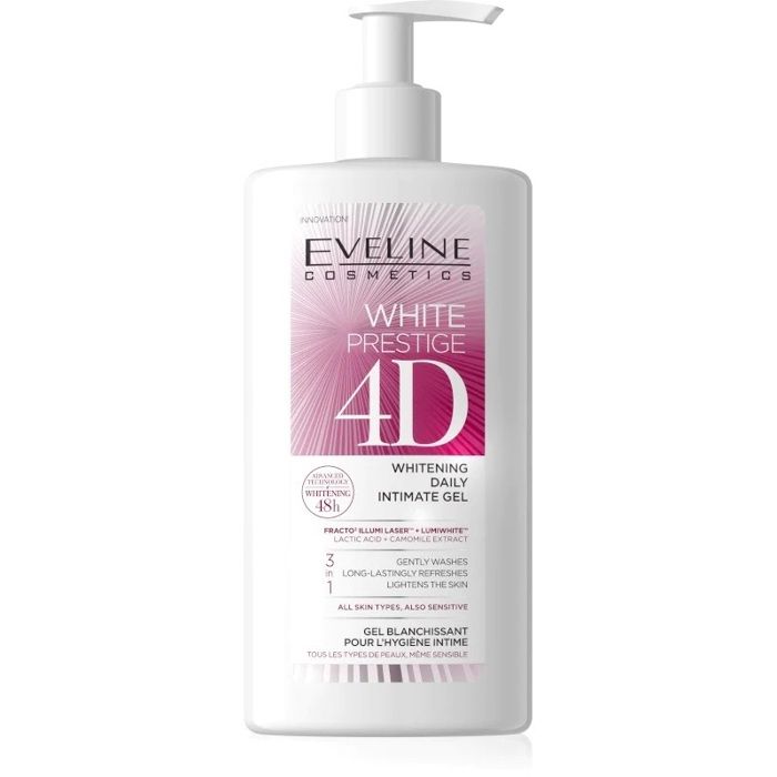 Eveline Cosmetics White Prestige 4D Gel Intime Quotidien Blanchissant - 200ml