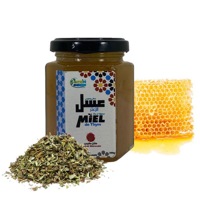 Miel de Thym 100 % Pure et Naturelle - 250g - NUTRIENERGIE
