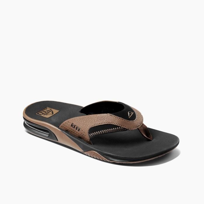 Reef FANNING Black Men's flip flop - Telstar Surf - Noir