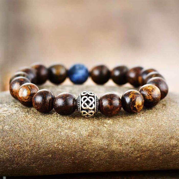 Bracelet en perles de Bronzite