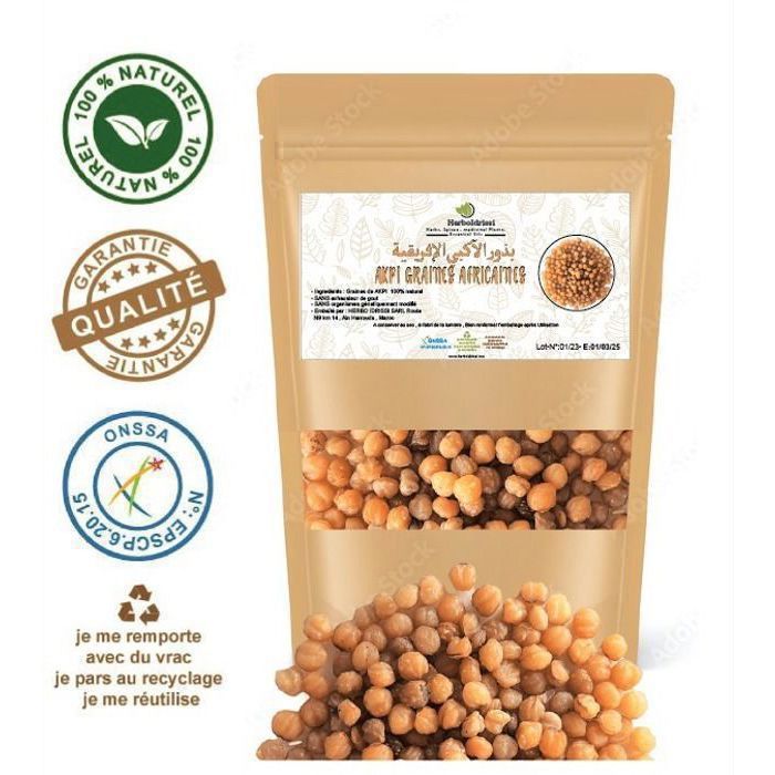 Akpi Graine Africaine 500g Prise de Masse corporel - Raffermissant