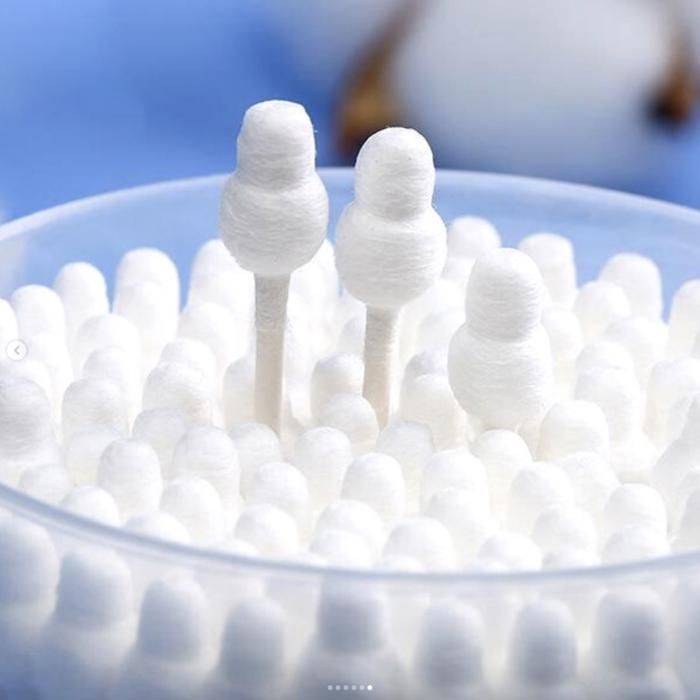 Écouvillon en coton en papier: 55 PCS