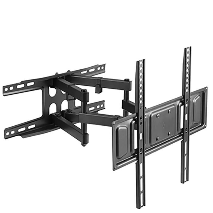 Support TV mural inclinable et orientable – ELEXIA LPA63-446 – 37 à 70 pouces – Métal – Noir