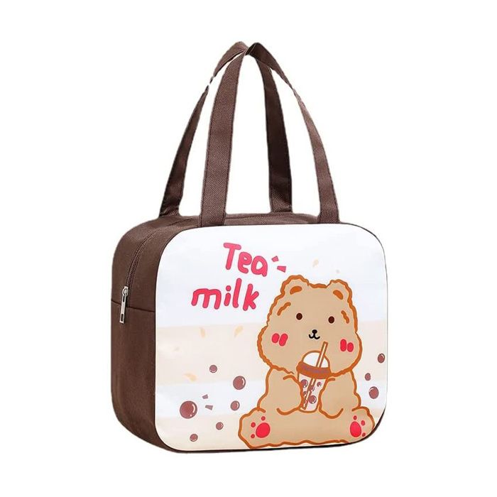 Sac à lunch au lait de thé
