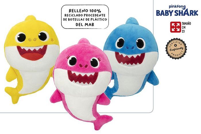 BABY SHARK ECO PLUSH 23 CM - 3
