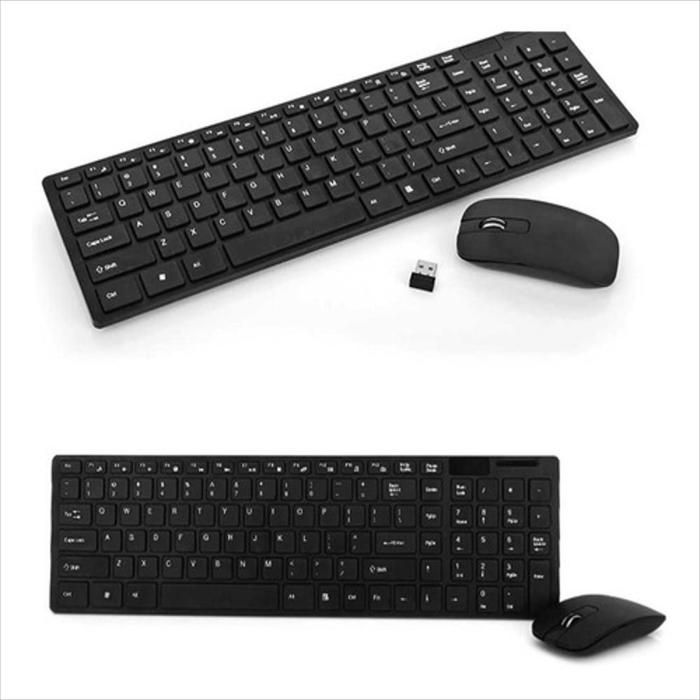Combo Teclado Y Mouse Inalambrico Con Numerico K 06