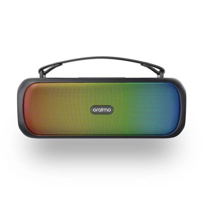 Haut-parleur Bluetooth rechargeable Oraimo Bass Go Boom 30W lumières