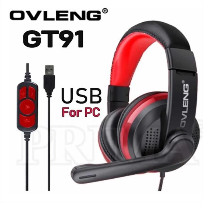 Diadema Audífonos Gamer Pc Usb Ovleng