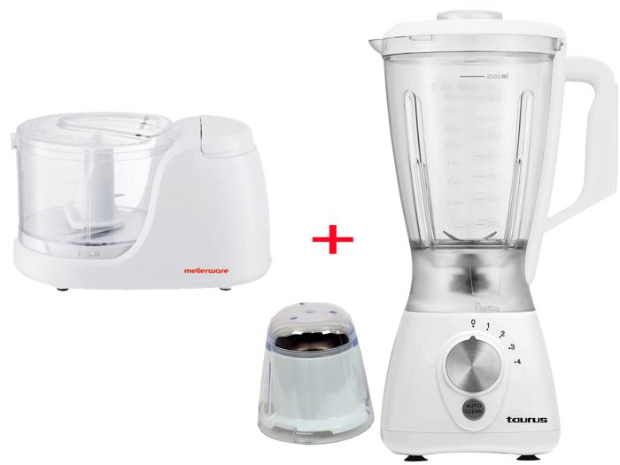 PACK BLENDER PERU BIG SIZE 2LT +CHOPPER MCH-151 MELLERWARE