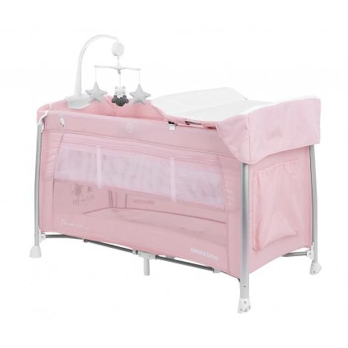 Lit parapluie Dessine Moi Rose 2 niveaux