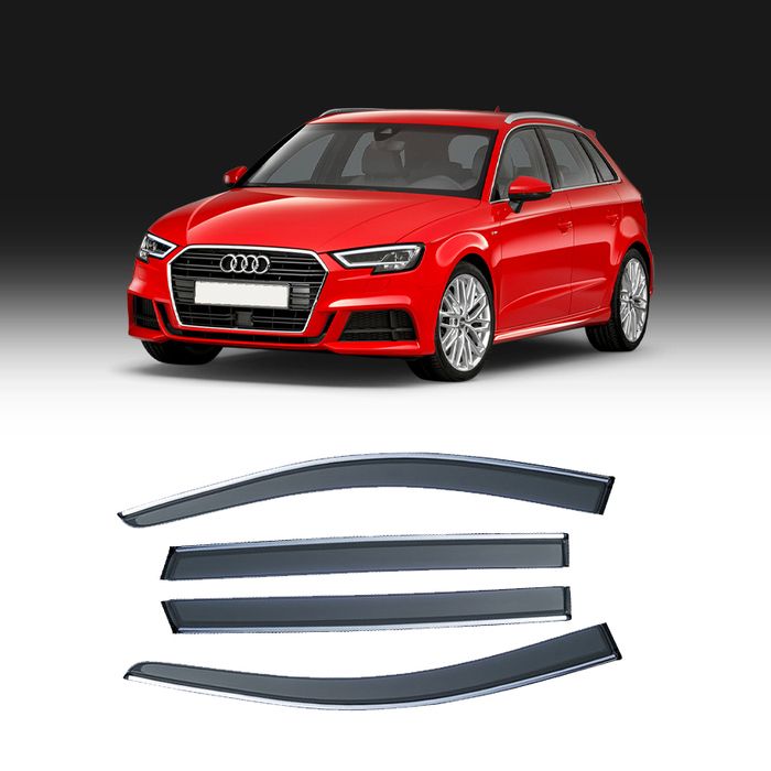 Deflecteur chrome Audi A3 hatchback 2017