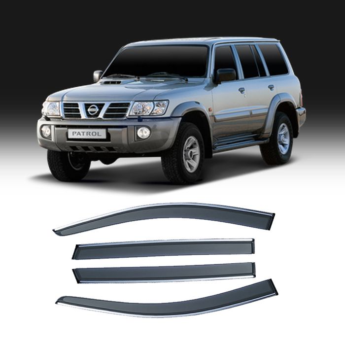Deflecteur chrome Nissan Patrol 1998|2002
