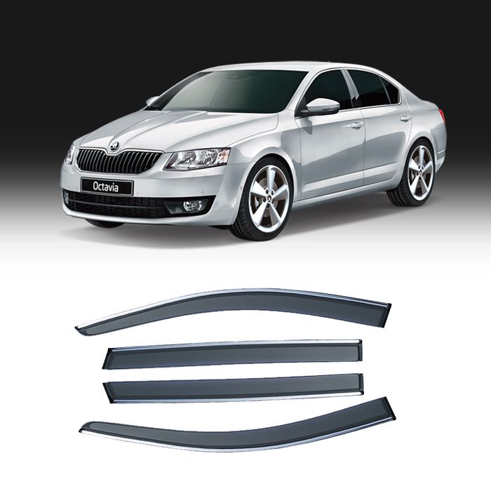 Deflecteur chrome Octavia 2015