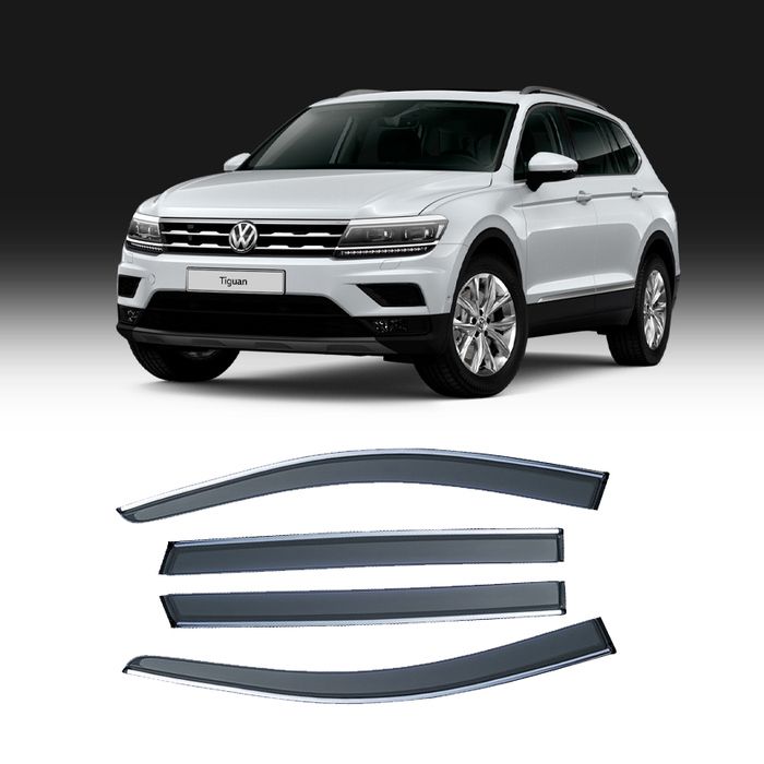 Deflecteur chrome tiguan 2017
