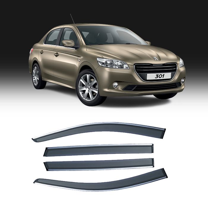 Deflecteur chrome Peugeot 301 2014