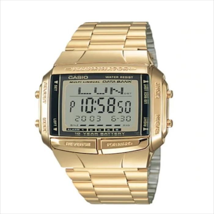 CASIO - Montre numérique - Pour hommes et femmes DB-360G-9A - Doré