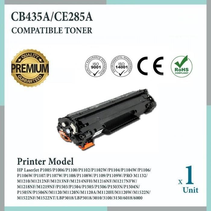 Cartouche de toner HP Compatible CE285A / CE278A / CB435A / CB436A / 85A / 78A / 35A / 36A