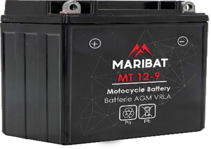 Batterie de démarrage MARIBAT AGM MT 12V-9Ah