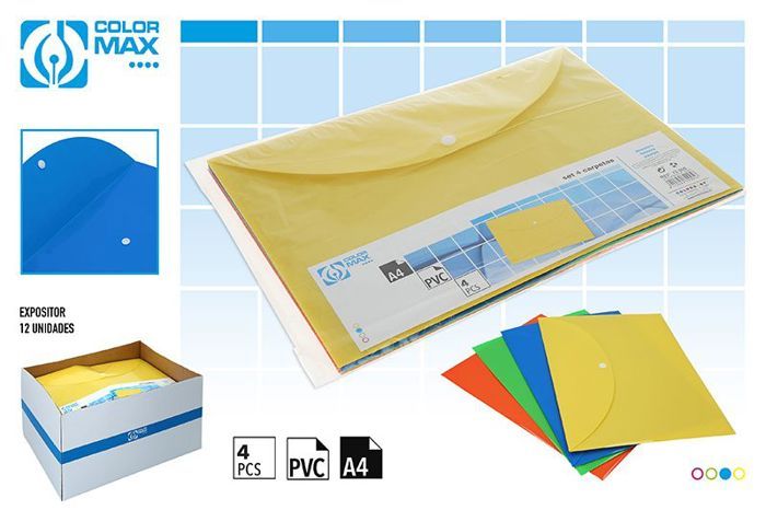 Classeur PVC A4 PK4