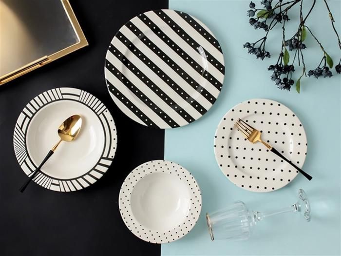 Service De Table 16 Pièces Porcelaine Point