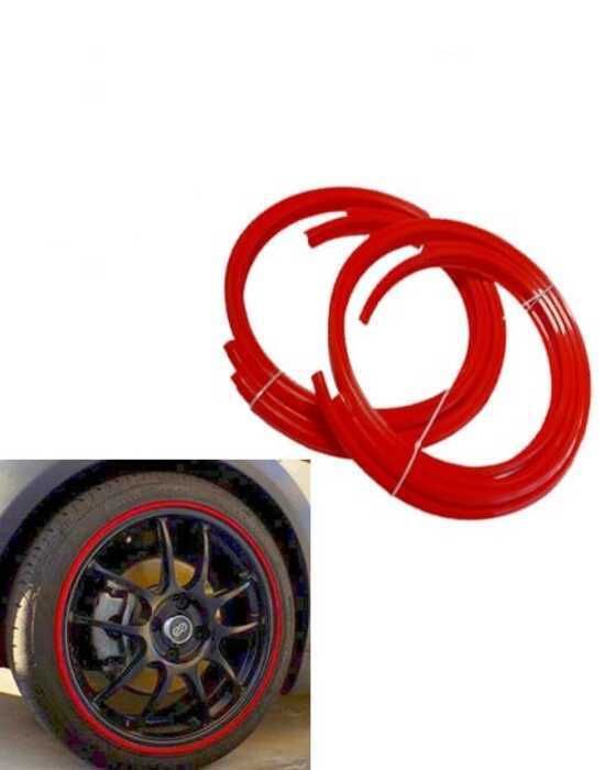 Kit de Protection des Jantes aluminum Rouge