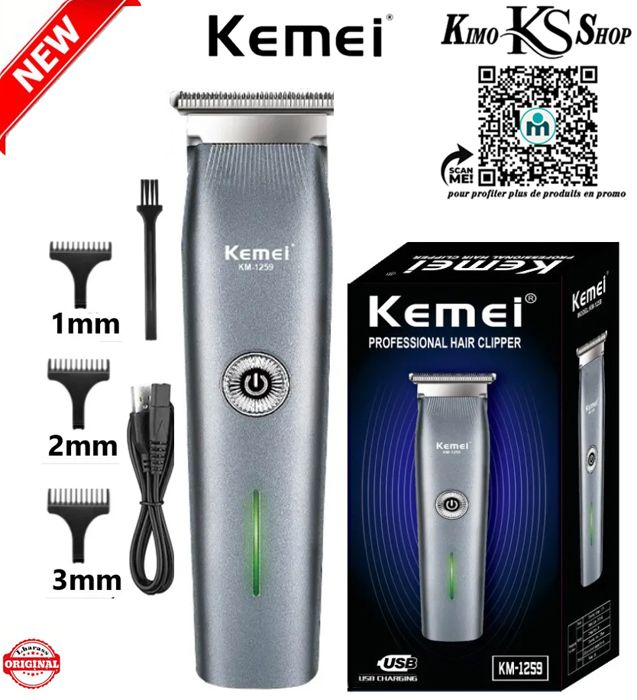 tondeuse à cheveux électrique pour hommes, rasoir professionnel sans fil, ajustable et puissant