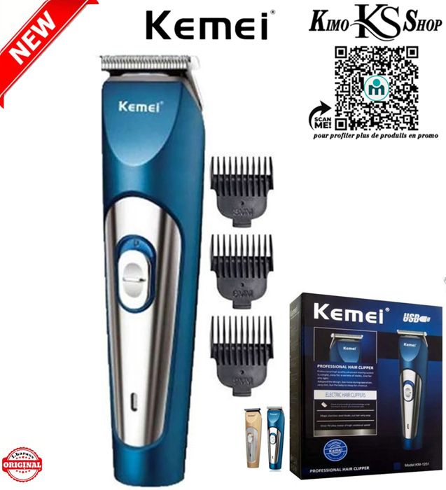 tondeuse à cheveux électrique pour hommes, rasoir professionnel sans fil, ajustable et puissant