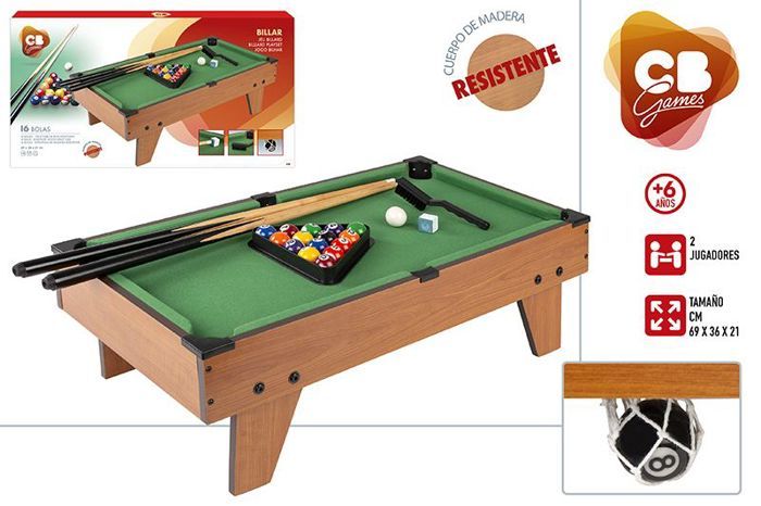 CB GAMES-WOODEN BILLIARD 69X36