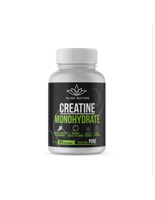 Creatine Monohydrate 300mg 60 Gelules