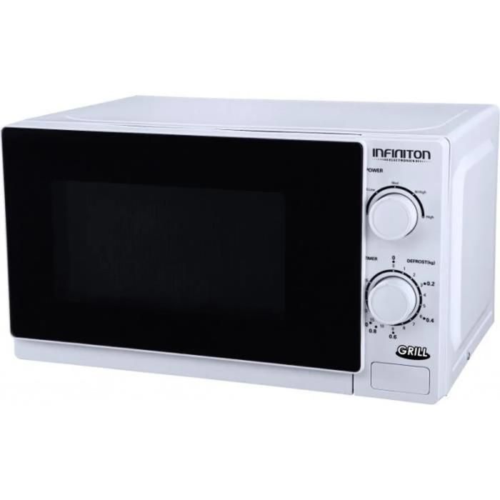 Micro-ondes - INFINITON - MW-1121A - 20 Litres - 700W - Grill 1000W - Silver