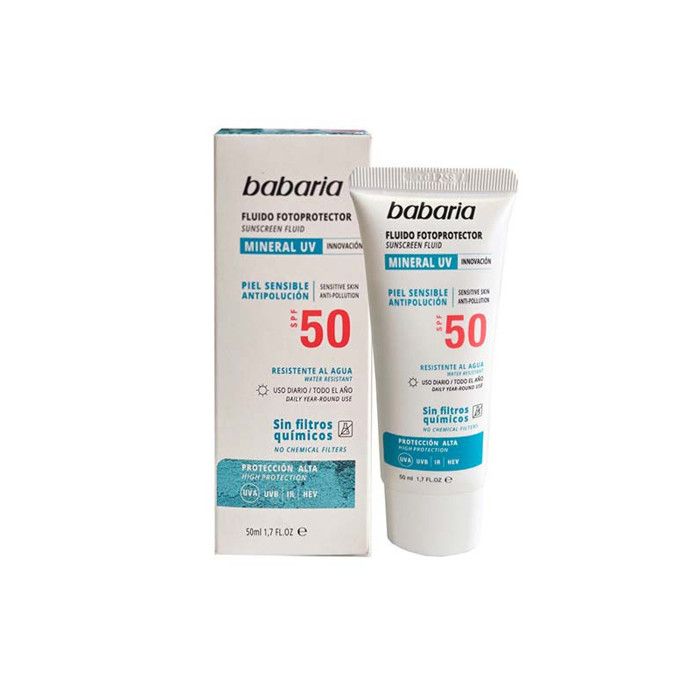 ECRAN SOLAIRE MINERALE PEAU SENSIBLE SPF50