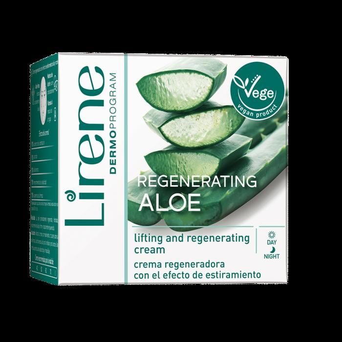 CRÈME VISAGE JOUR & NUIT RÉGÉNÉRANTE À L'ALOÈS & BEURRE DE KARITÉ LIRENE 50ML