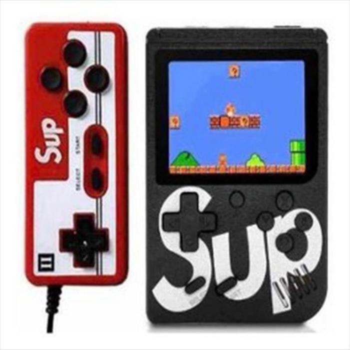 Game Boy Sup Mini Consola 400 Juegos Recargable + 1 Control Negro Rj
