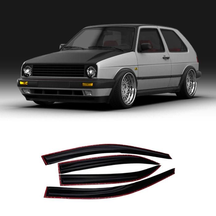 Déflecteur adhesive pour Volkswagen Golf 2