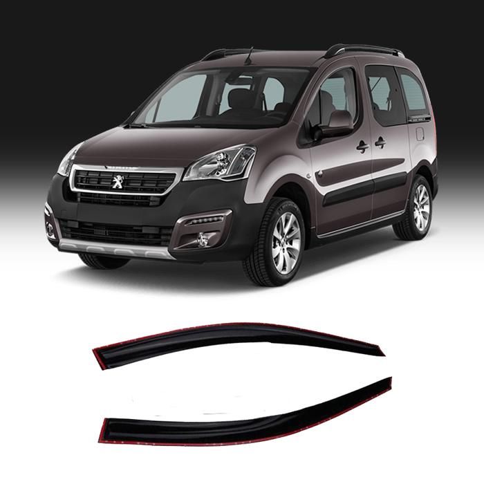 Déflecteur adhesive pour Peugeot Partner Tepee 2 Pcs