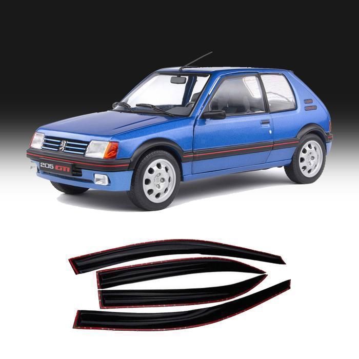 Déflecteur adhesive pour Peugeot 205