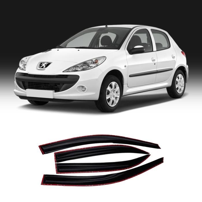 Déflecteur adhesive pour Peugeot 206