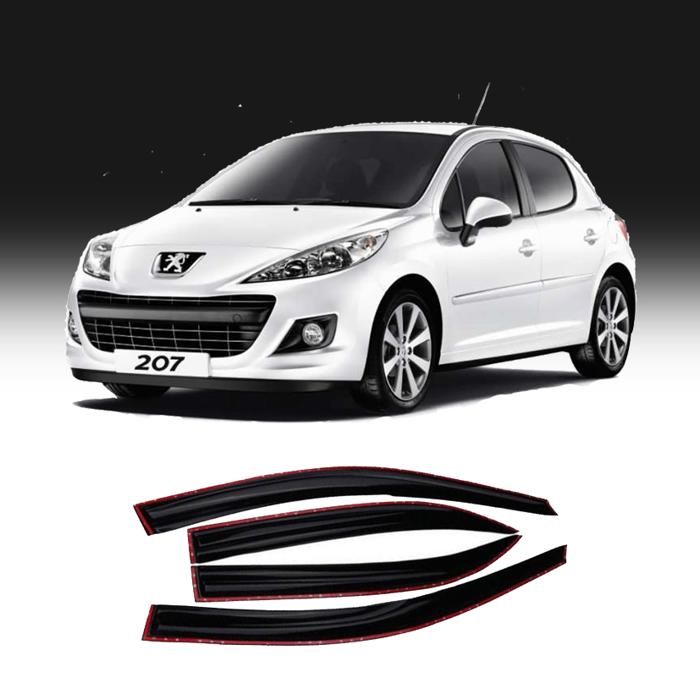 Déflecteur adhesive pour Peugeot 207