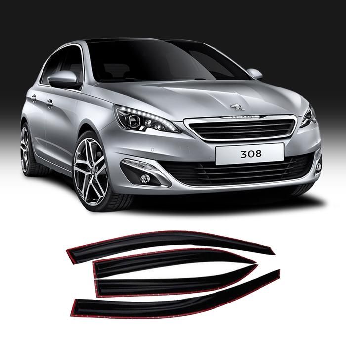 Déflecteur adhesive pour Peugeot 308
