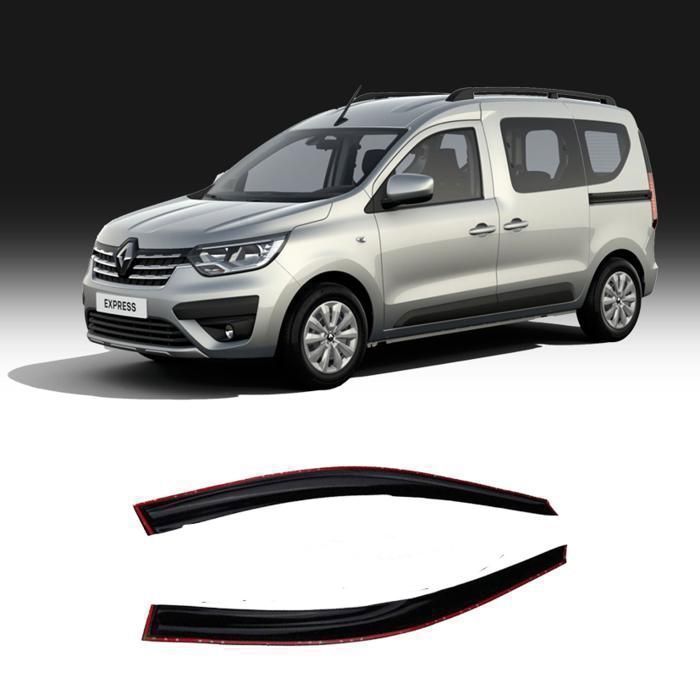Déflecteur adhesive pour Renault Express 2 Pcs