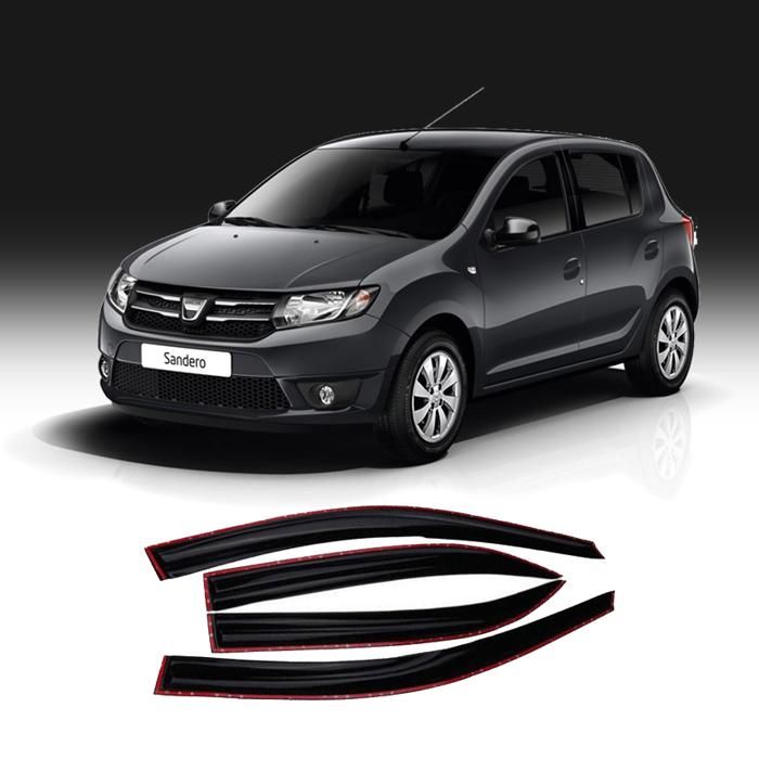 Déflecteur - Dacia Sandero - Noir - Améliore la circulation d'air - Réduit le bruit