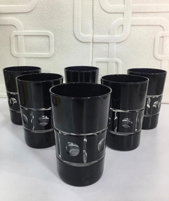 Set De 6 Verres À Thé Noir